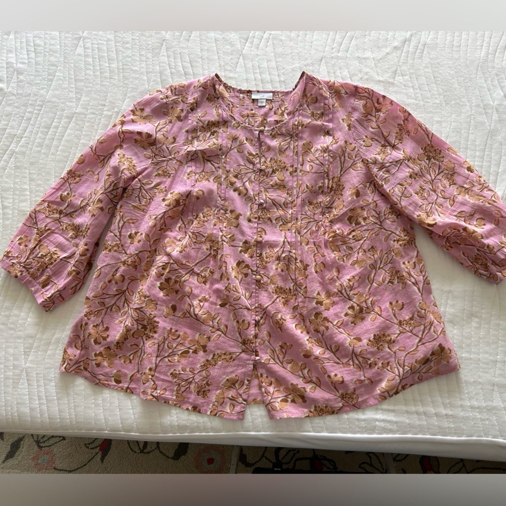 J.Jill 100% Cotton Blouse